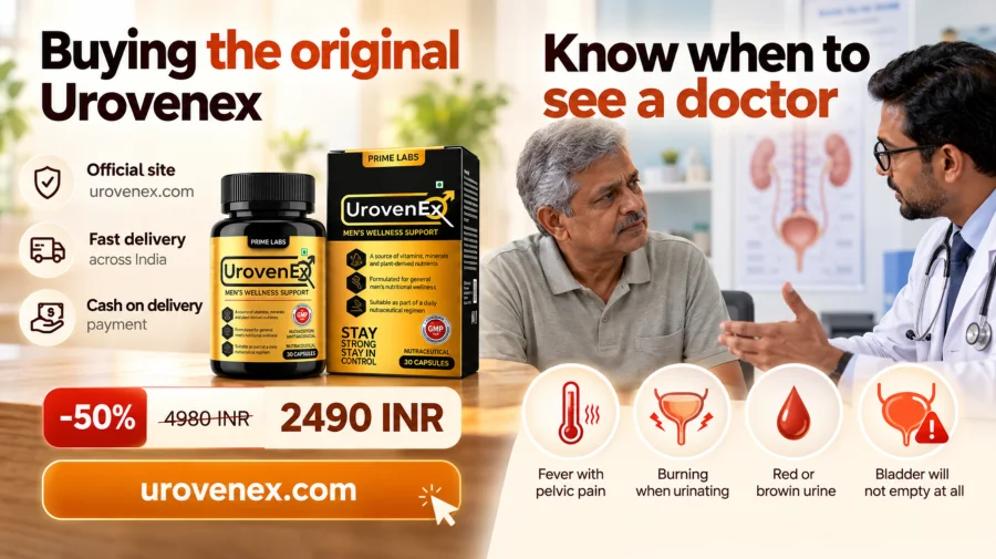 Urovenex – original pack delivered to the door