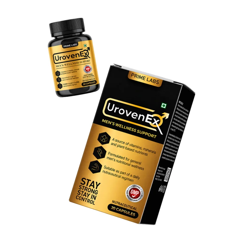 Urovenex – capsule bottle next to its outer box
